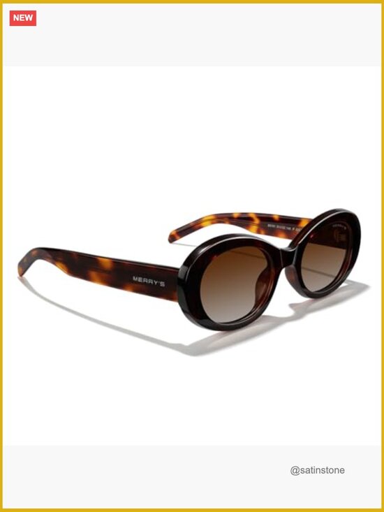 UV400 Polarized Oval Acetate Sunglasses for Women main image 7